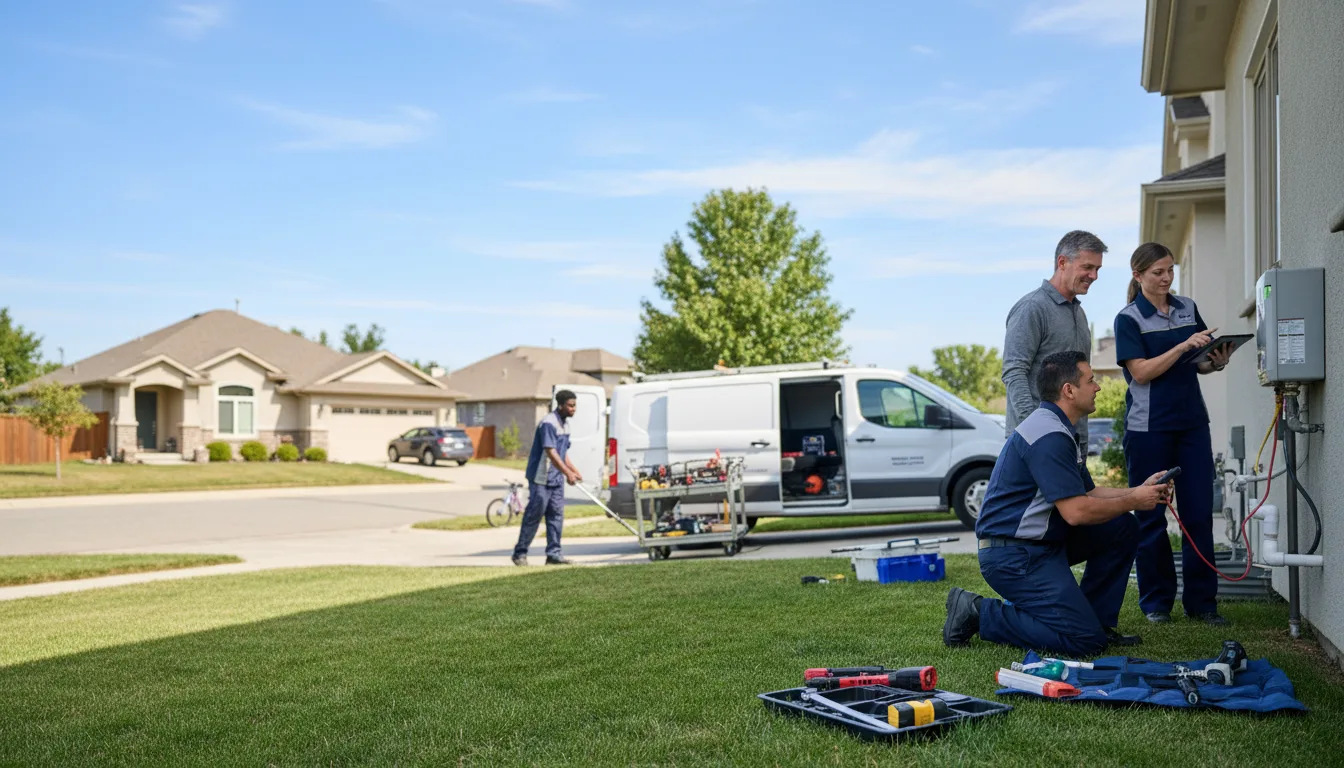 Tankless water heater service in Channahon, IL